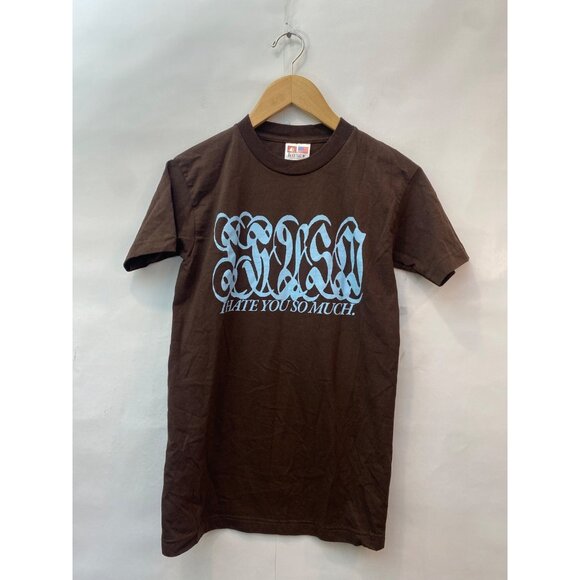 Royel Otis I Hate You So Much Shirt 2024 US Tour Brown Pratts Pain Size Small - Picture 1 of 8